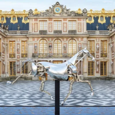 Zeus, le cheval métallique de la cérémonie d’ouverture des JO,...