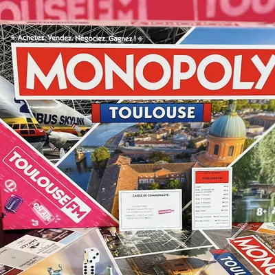 Toulouse FM fait son entrée dans le Monopoly Toulouse !