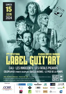7ème Festival label guit'art le 15 juin à Esquelbecq