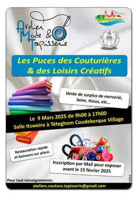 Puce des couturiers le 9 mars à Téteghem/Coudekerque-Village