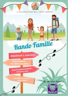 Rando Famille le 2 juin à Ledringhem