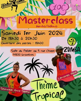 Master Class Zumba 1er juin à Gravelines