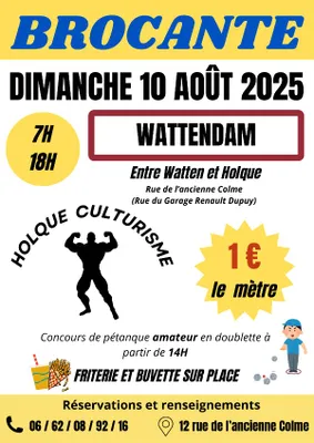 Brocante le 10 août à Wattendam