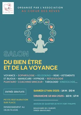 Salon bien être et voyance le 17 mai à Gravelines