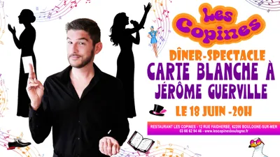 Carte blanche à Jérôme Guerville chez les Copines le 18 juin à...