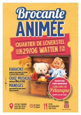 Brocante de Loverstel le 29 juin à Watten