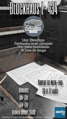 Ouverture du blockhaus L 434