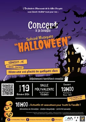 Animation et concert d'Halloween à Tilques