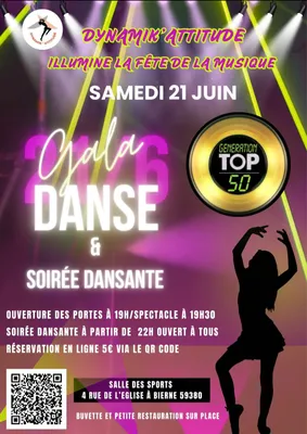 Gala de l association dynamik attitude le 21 juin à Bierne