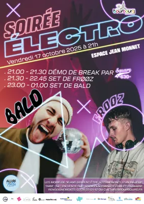 Soirée électro le 17 octobre à Bourbourg