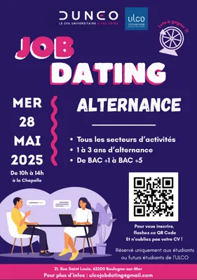 Job Dating 28 mai à Boulogne sur mer
