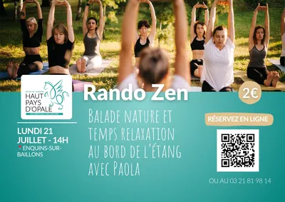 Rando Zen avec Paola le 21 juillet à Hucqueliers