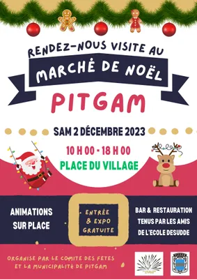 Marché de Noël de Pitgam le 2 décembre