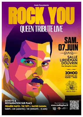 Tribute de Queen à Douvrin  le 7 juin à Douvrin