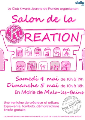 Salon de la Kreation le 4 mai à Malo-les-bains
