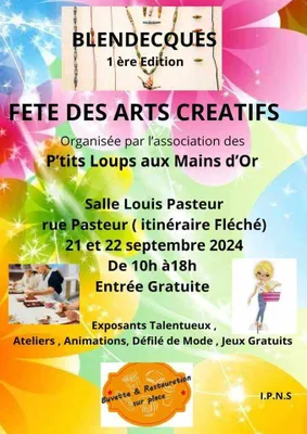 Fete des Arts Créatifs le 21 septembre à Blendecques