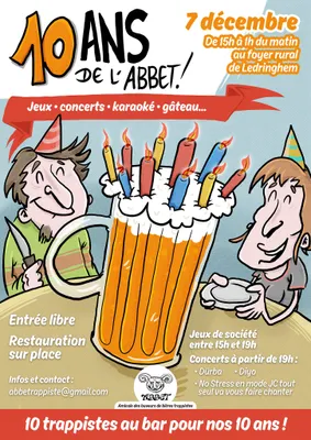 Les 10 ans de l'Abbet à Ledringhem