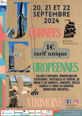 Journée Européenne du Patrimoine le 20 septembre à Gravelines