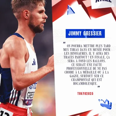 Mondiaux d'athlétisme : Jimmy Gressier en finale du 5000m