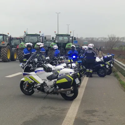 Face à la mobilisation des agriculteurs, l'A25, l'A1 et l'A2 sont...