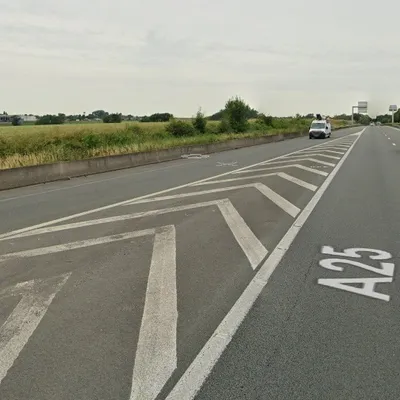 Une course poursuite sur l'A25 entre Dunkerque et Lomme
