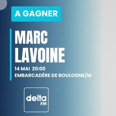 Gagnez vos entrées pour le concert de Marc Lavoine