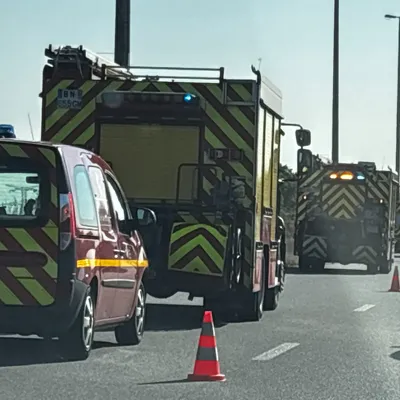 St-Omer Capelle : cet accident sur l'A16, deux voitures impliquées