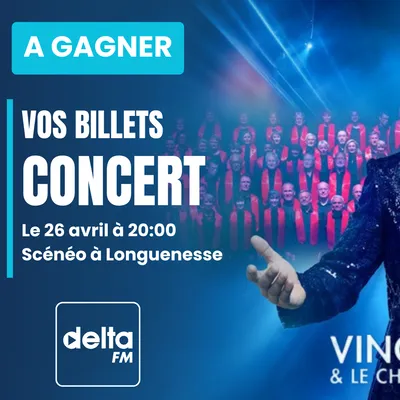 Delta FM vous invite au concert de Vincent Niclo