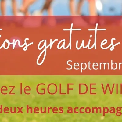 Initiation au golf à Wimereux ce samedi après-midi