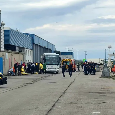 55 migrants en difficulté secourus au large de Berck et ramenés à...