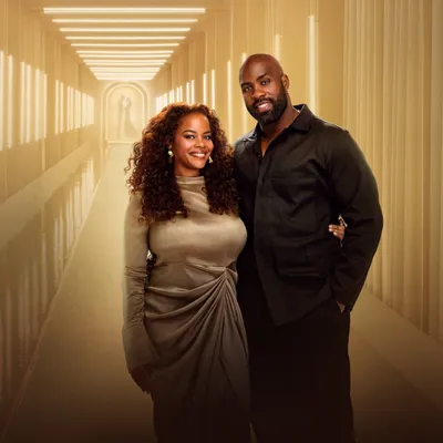 Teddy Riner et sa compagne Luthna Plocus à la présentation de la...