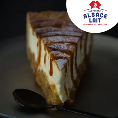 A table avec Leïla Martin - Käsekueche aux pommes caramélisées...