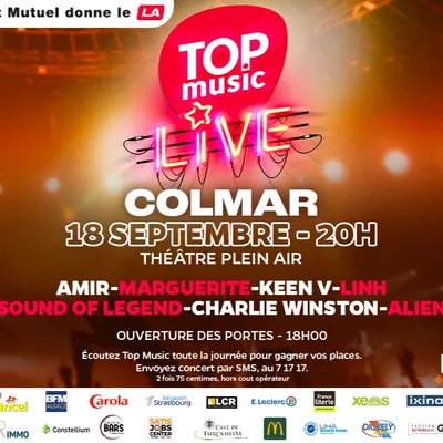 Gagnez vos places pour le prochain Top Music Live à Colmar !