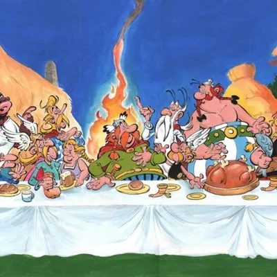 Asterix et le banquet du coeur