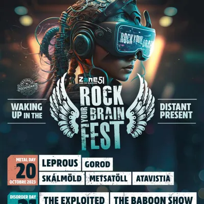 Gagnez vos places pour une soirée au festival "Rock Your Brain Fest"