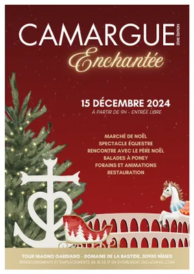 Camargue enchantée, marché de Noël à Nîmes