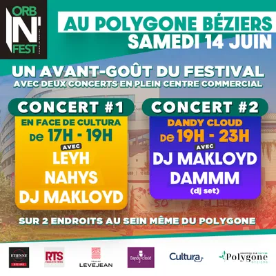 Concert promotionnel Orb In Fest / Polygone Béziers