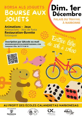 Bourse aux jouets Narbonne