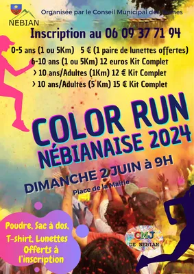 Color Run Nébianaise