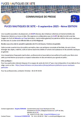 Puces Nautiques Sète 2025