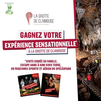 Gagnez votre expérience en famille à la Grotte de Clamouse