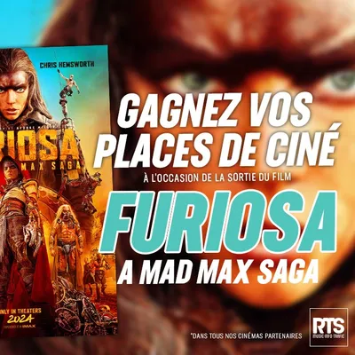 Gagnez vos places de ciné pour le film "Furiosa: A Mad Max Saga"