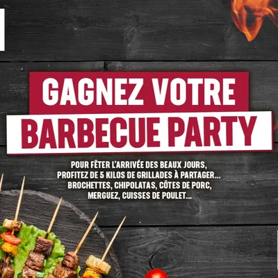 Gagnez votre pack grillades avec U express Montredon