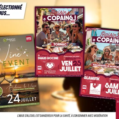 3 soirées J and J dans l'Hérault et dans le Gard
