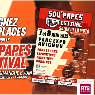 Gagnez vos entrées pour le Sou'papes Festival
