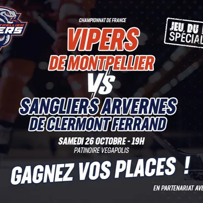 Vipers de Montpellier face aux Sangliers Arvernes de Clermont Ferrand