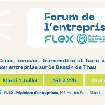 Forum de l'entreprise à Sète pour les entrepreneurs locaux