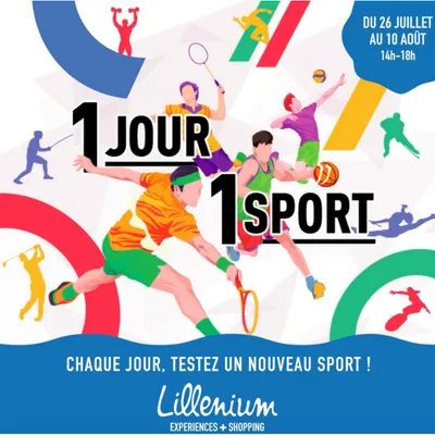 « 1 jour 1 sport » à Lillenium