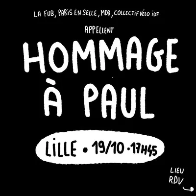 Lille : un rassemblement en hommage à Paul, cycliste renversé...