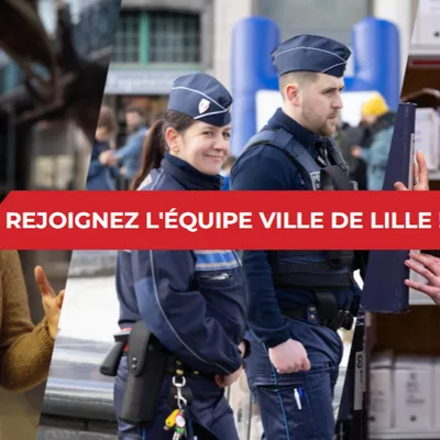 La Ville de Lille recrute de nouveau ce mois-ci